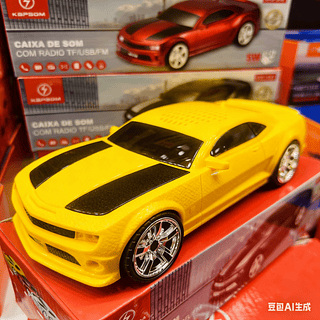 CAIXA DE SOM ( 5W ) MODELO CARRO ( CAMARO ). ( KAPBOM )
