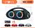 CAIXA DE SOM ( 20W ), PORTÁTIL GRANDE, RECARREGÁVEL, LED ( RGB ) ( RÁDIO FM, TF CARD, AUX, BT ). ( INOVA )