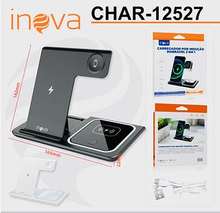 CARREGADOR POR INDUÇÃO DOBRÁVEL 3 EM 1. ( INOVA )