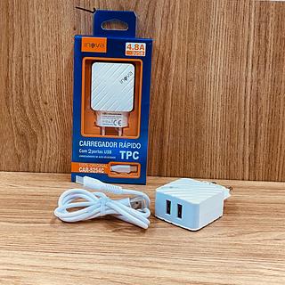 CARREGADOR ( 4.8A ) PARA ANDROID ( TPC ). ( INOVA )