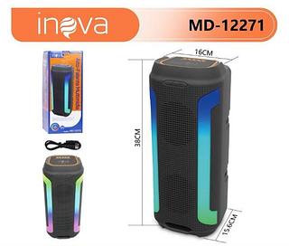 CAIXA DE SOM BLUETOOTH GRANDE COM DOIS ALTO FALANTES - (COM LED)