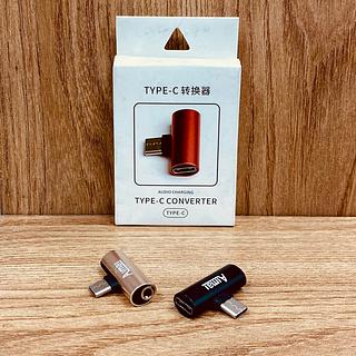 ADAPTADOR DE ANDROID ( TC ) PARA FONE DE OUVIDO ( P2 ), E CABO ANDROID ( TC ), ( TYPE-C ). ( AIMAI )