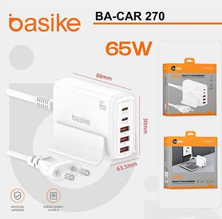 Carregador seguro e inteligente sempre MULT Charger (carregador 65/USB-C+USB-A/TURBO) BASIKE
