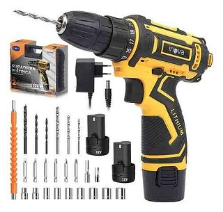 MALETA DE FERRAMENTAS COM FURADEIRA ELÉTRICA( 12V ). ( INOVA )