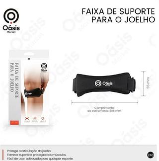 FAIXA DE SUPORTE PARA O JOELHO. ( Oásis )