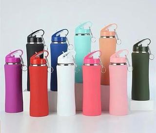 Garrafa Termica Inox 750ml Com Bico Canudo