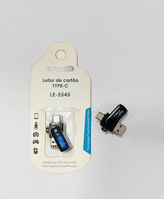 LEITOR ( OTG ), CARTÃO DE MEMÓRIA PARA ANDROID ( TPC ). ( IT-BLUE )