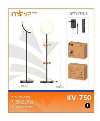LUMINÁRIA DE PISO, ( 24W ). ( INOVA )