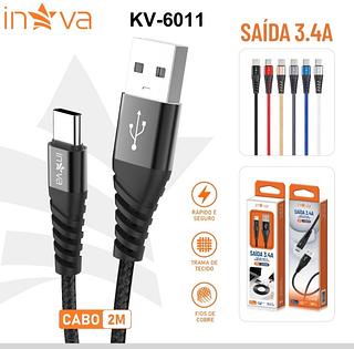 CABO ( 3.4A ) PARA ANDROID ( TC ), ( 2M ). ( INOVA )