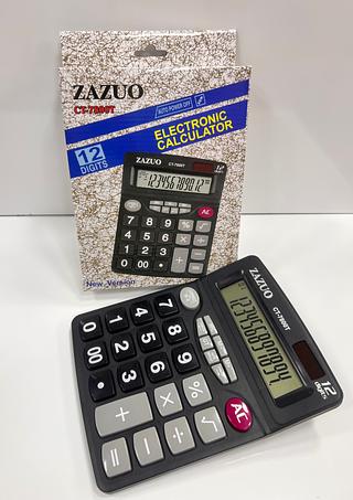 CALCULADORA COMUM GRANDE ( 12 DÍGITOS )(ZAZUO)