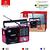 RÁDIO FM RECARREGÁVEL COM, ( SD, USB, FM, BT ). ( KAPBOM )