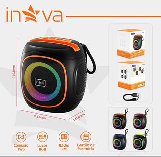 CAIXA DE SOM SEM FIO PORTATIL(INOVA)
