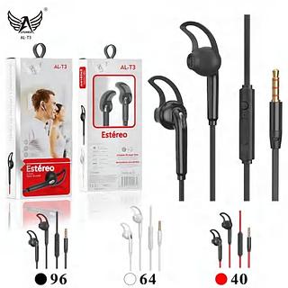 FONE COM FIO COM MICROFONE E COM BORRACHINHA. ( ALTOMEX )