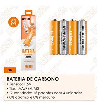 CAIXA DE PILHA ( AA ), R6 COMUM. ( LELONG )