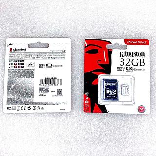 CARTÃO DE MEMÓRIA ( 32GB ), ORIGINAL. ( KINGSTON )