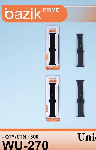 PULSEIRA PARA SMART WATCH ( BLACK ) . ( BASIK )