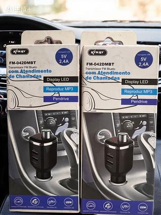 FONTE ( 2.4 ) BLUETOOTH, DISPLAY LED PARA CARRO. ( KNUP )