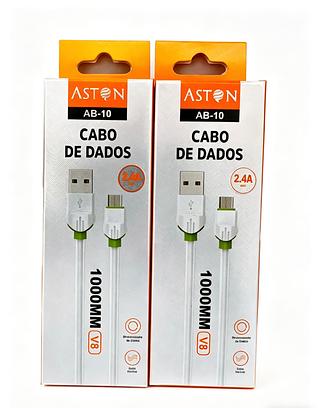 CABO ( 2.4A ) PARA ANDROID ( V8 ), ( 1M ). ( ASTON )