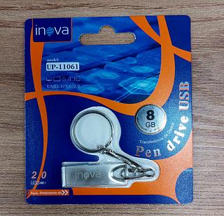 PEN DRIVE DE METAL CHAVEIRO ( 8GB ). ( INOVA )