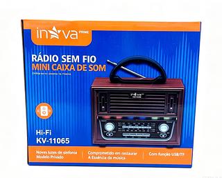 RADIO RETRO RECARREGAVEL ( AM/FM/SD/USB/BLUETOOTH )