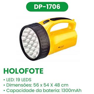 LANTERNA RECARREGÁVEL, HOLOFORDE.