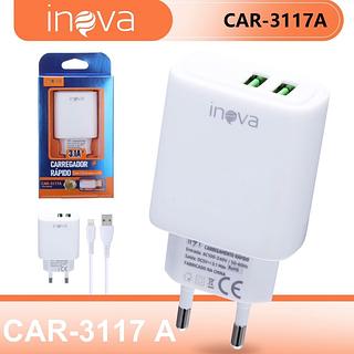 CARREGADOR ( 3.1A ) PARA IPHONE ( IP ). ( INOVA )