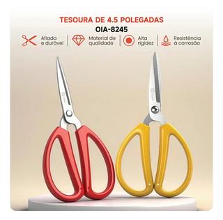 Tesoura Escolar Profissional Para Uso Doméstico 15cm (Oásis)