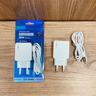 CARREGADOR RÁPIDO ( 4.8A ) PARA ANDROID ( TC ) .