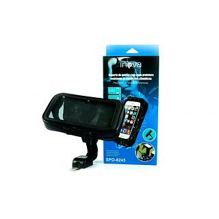 SUPORTE UNIVERSAL DE CELULAR PARA MOTO, E BICICLETA, COM CAPA, ( 4'' - 4.7'' ). ( INOVA )