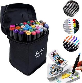 CANETA HIDROGRÁFICA COLORIDA ( 36 CORES ). ( TOUTCH )