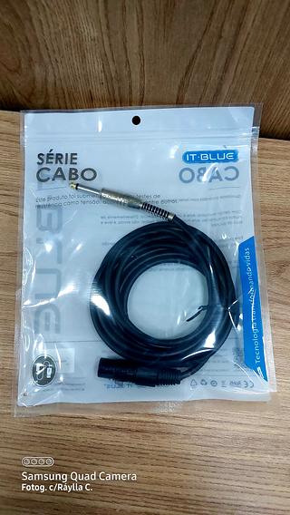 CABO PARA MICROFONE ( XLR-P10 ) , ( 3M ).