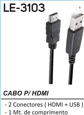CABO ( HDMI ) PARA ( USB ), ( 1.2M ). ( IT-BLUE )