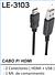 3-CABO HDMI PARA USB, 1.2M