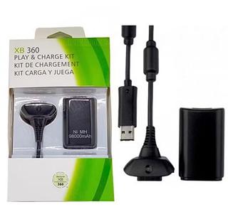 CARREGADOR E BATERIA PARA CONTROLE DE ( X-BOX 360 ).