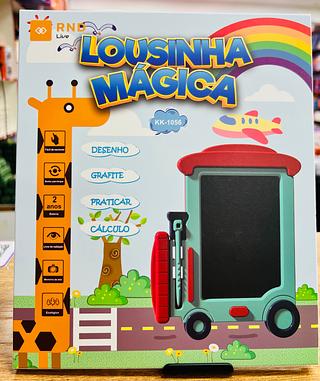 Lousa Mágica Infantil De Carrinho (26cmX21cm)