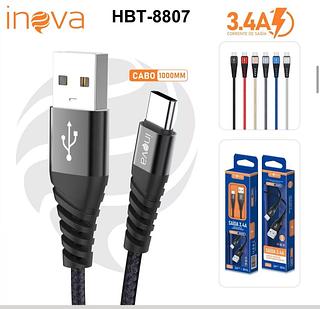 CABO ( 3.4A ) PARA ANDROID ( TC ), ( 1M ). ( INOVA )