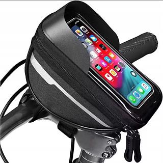Bolsa Impermeável para Guidão de Bicicleta - Organizador de Celular para Ciclismo (B-MAX)