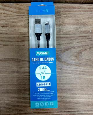 CABO ( 2.4A ) PARA IPHONE ( I6 ), ( 2M ). ( INOVA )