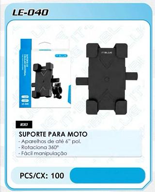 SUPORTE UNIVERSAL DE CELULAR PARA MOTO. ( IT-BLUE )