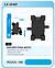 SUPORTE UNIVERSAL DE CELULAR PARA MOTO. ( IT-BLUE )