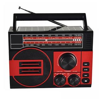 RÁDIO FM RECARREGÁVEL COM CARREGADOR SOLAR☀️, ( SD, USB, RÁDIO FM, BT ). ( ALTOMEX )