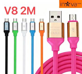 CABO COLORIDO PARA ANDROID ( V8 ), 2M. ( INOVA )