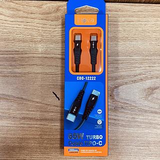 CABO TURBO ( 65W ), ( USB-C ), PARA ANDROID ( TPC ), ( 2M ). ( INOVA )