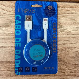 CABO ( 2.1A ) PARA ANDROID ( V8 ), ( 1M ). ( INOVA )