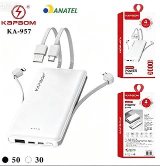 Power bank 1000mAh 4 em 1(kapbom)