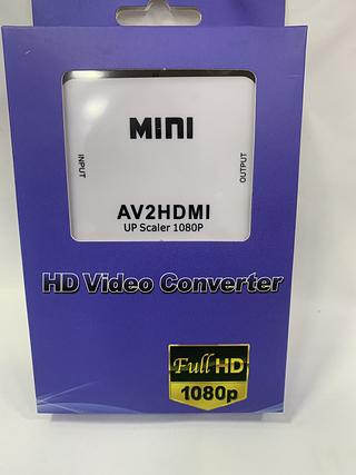 MINI CONVERSOR ( AV2HDMI ), FULL HD 1080P.