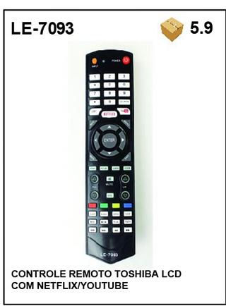 CONTROLE REMOTO PARA TV, SEMP TOSHIBA SMART
