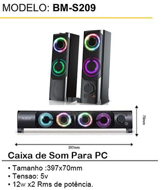 CAIXA DE SOM, ( 6W ), ALTO-FALANTE PARA COMPUTADOR ( PC ) E NOTEBOOK. (B-MAX)