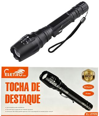 Lanterna Tática Profissional Led T6 Alta Luminosidade Forte(ELETRO)