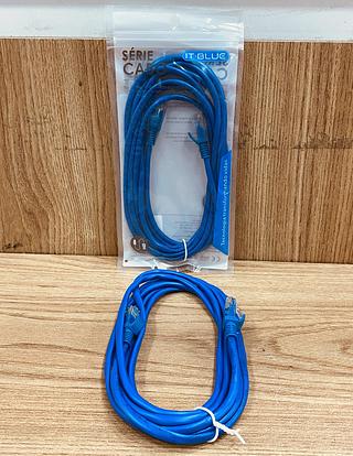 CABO DE REDE ( RJ45 ), PARA INTERNET ( CAT 5 ) ( 3M ).